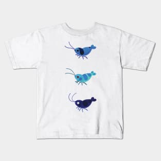 Blue shrimps Kids T-Shirt